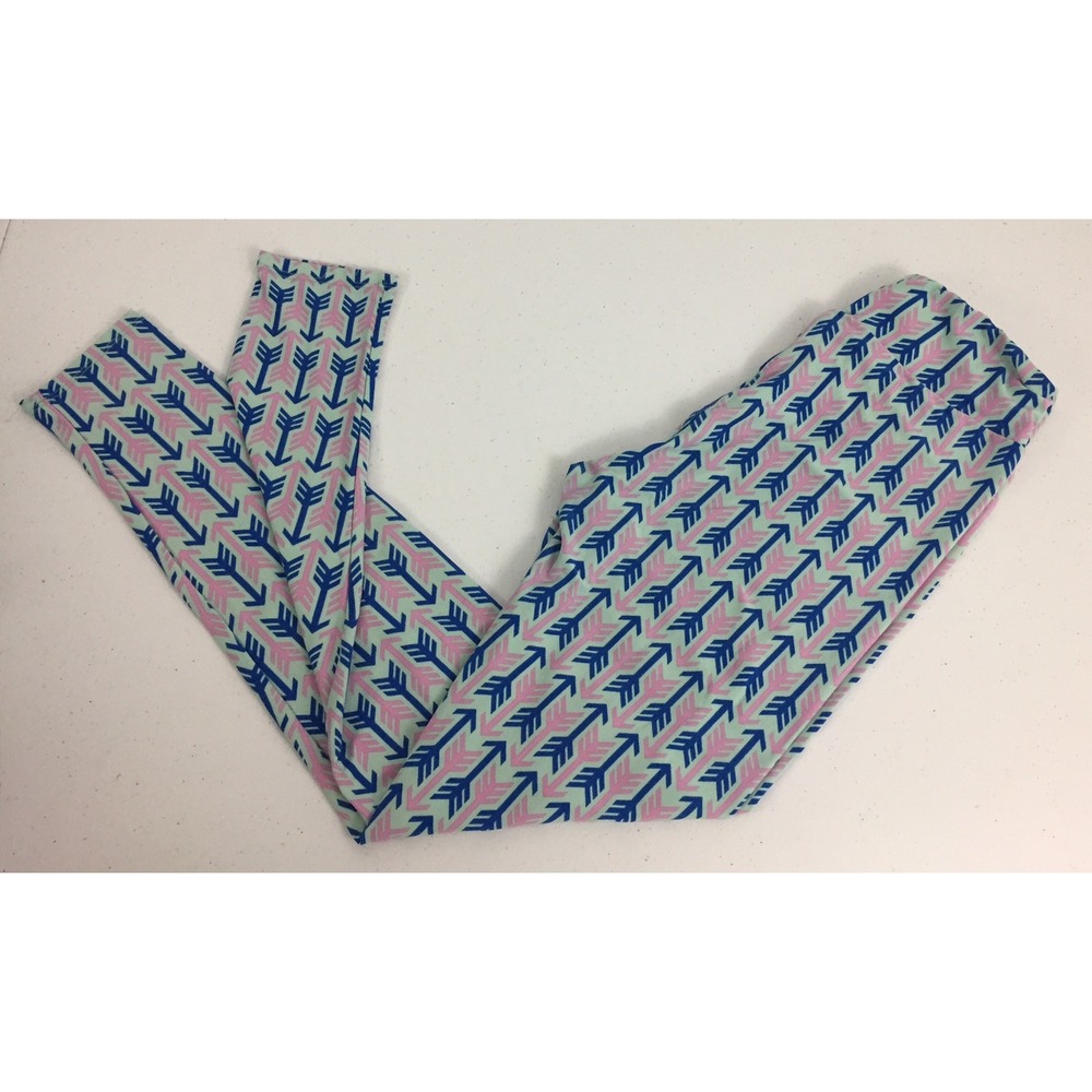 LuLaRoe One Size Leggings Arrows Tribal Multicolor Unicorn Super Rare EUC